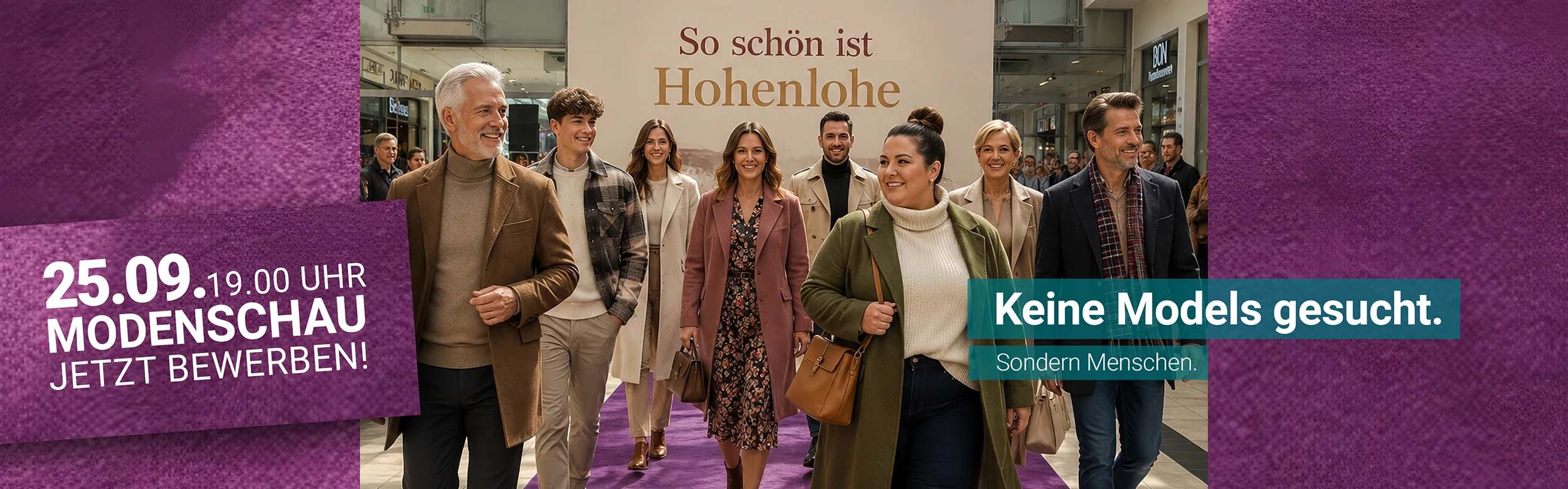 Modenschau im Ö-Center