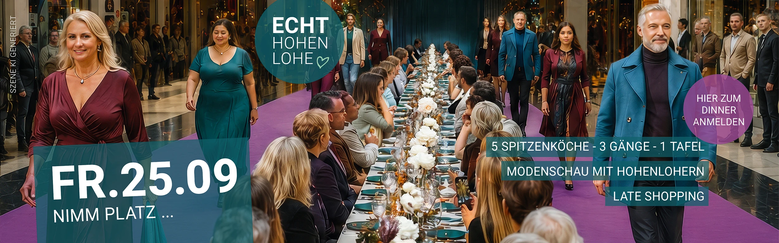 Echt Hohenlohe – 5 Köche 3 Gänge 1 Tafel
